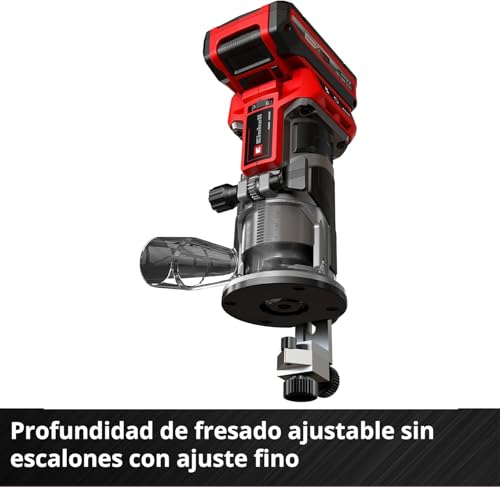 Miniatura 10 de Einhell Professional Fresa De Cantos Con Batería Tp-Et 18 Li Bl-Solo Power X-Change 18v, 40 Mm Altura De Carrera, Motor Sin Escobillas