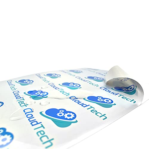 Evergreen Goods™ 10 Blatt A4 gebürstetes Silber Aufkleber Vinyl | Wasserdicht Inkjet & Laser bedruckbare selbstklebende Etiketten | Geeignet für Cricut-Maschinen, Aufkleberherstellung