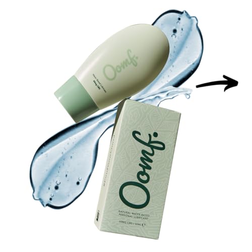 Oomf - Lubricante Natural - Lubricante a Base de Agua y Equilibrado de pH Infundido con Cáñamo y Prebióticos, No Pegajoso