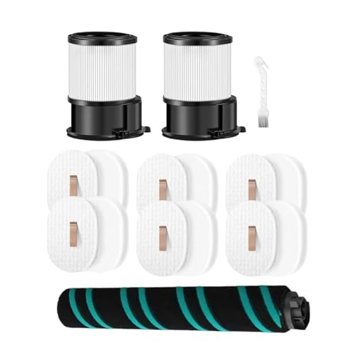 Repuestos de aspiradora inalámbrica Shark IP1251 IP3251: juego de filtros y rodillos de 16 piezas