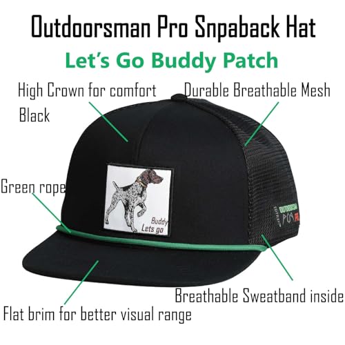 Image of EDTREK Outdoorsman Pro Trucker Breathable Mesh Performance Cap - Flat Brim Snapback Hat