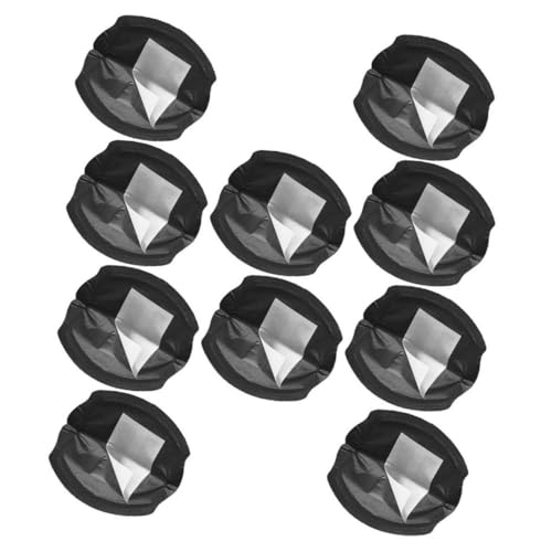 HONMEET 20 piezas Almohadillas Absorbentes Transpirables para Hombre Protección Íntima Diaria Suministros Sanitarios Cómodos y Resistentes Color Negro