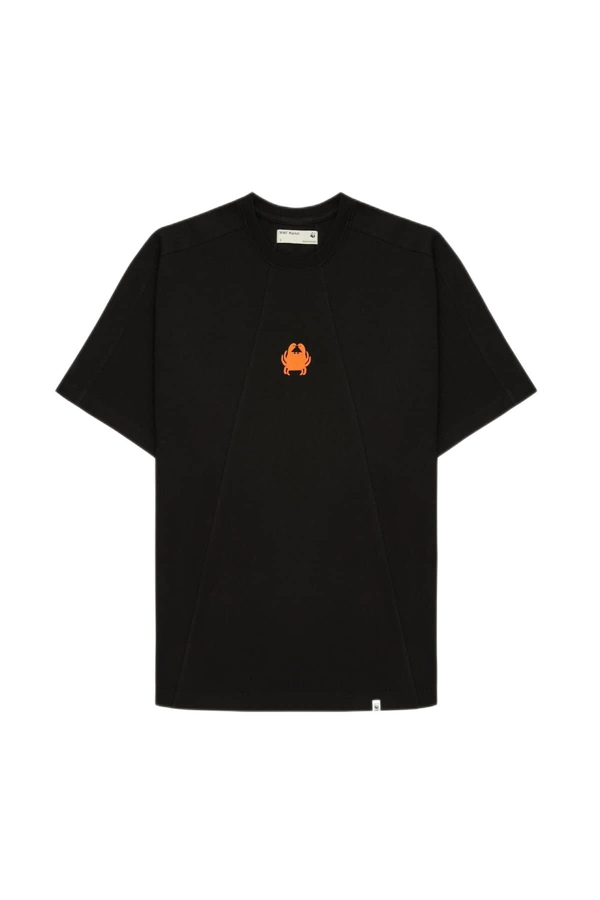 WWF Market Unisex Yengeç T-Shirt Siyah XL