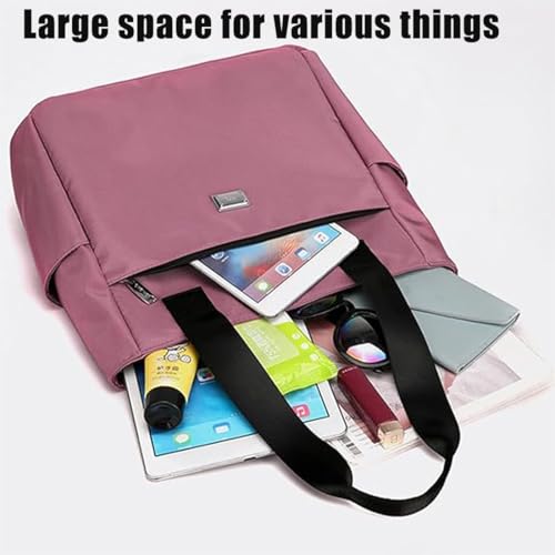 Gloryboom Bag, Large Capacity Water Repellent Multi Pocket Nylon Shoulder Bag, Women with Zipper Simple and Versatile2