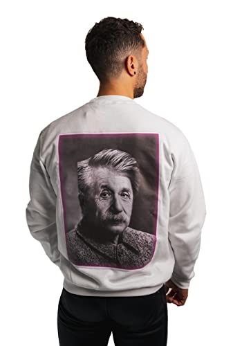 Sweatshirt Einstein col rond chaud et brossé pour éviter le froid