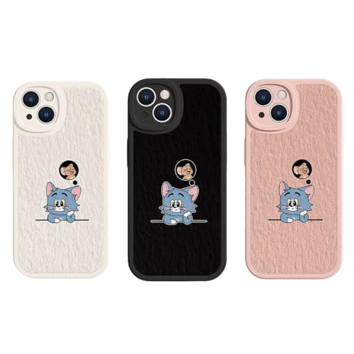 LYLIDIA トムとジェリー iPhone13mini 用 スマホケース トムとジェリー シリコン ケース iPhone13mini 保護カバー レンズ保護 傷つけ防止 落下防止 指紋・傷防止 全身保護