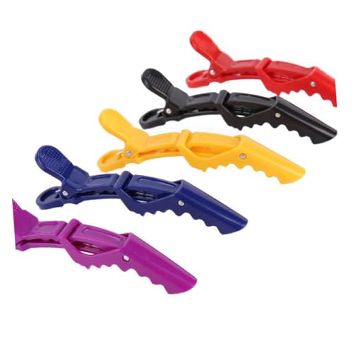 DONFAMDS 12 Pinzas Para Separar El Cabello Pinzas De Peluquería Accesorios De Salón Pinzas De Cocodrilo