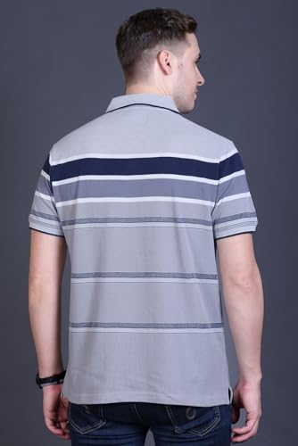Image of GODFREY Half Cotton Polo T Shirt for Man with Pocket - Regular Fit Mens Collar Tshirt