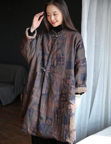 NFYM Women's Vintage Quilted Kimono Jacket in Grey Navy – Cozy, Comfy, and Perfectly Oversized! - Image 8