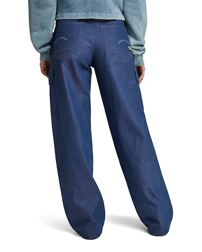 Miniatura 4 de G-Star Raw Judee Cargo Jeans, Azul Raw Denim D24673-D541-001, 26w X 28l Para Mujer