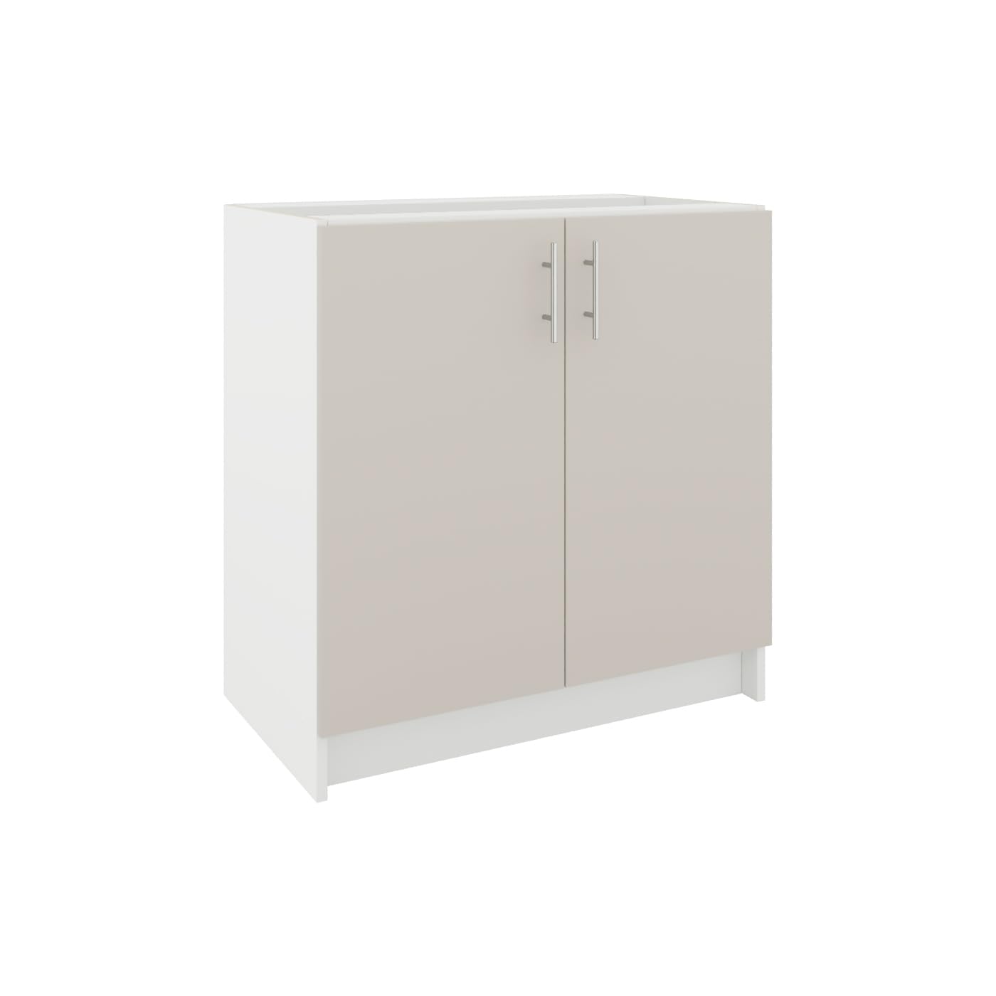 JD Greta Fixed Height 800mm Kitchen Base Cabinet Floor Unit (Without Worktop) โ Cashmere Matt