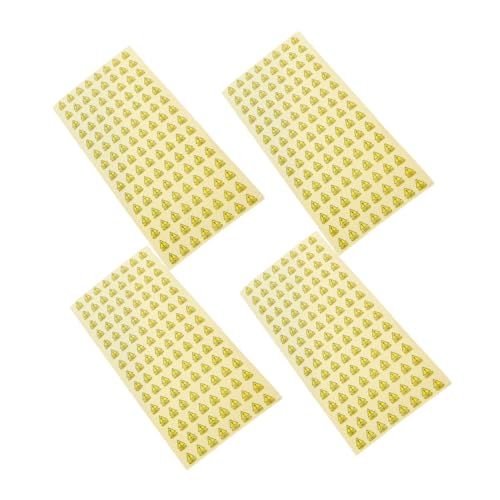 NUOBESTY 500pcs Self Adhesive Battery Caution Stickers Warning Labels for Battery Safety Easy to Apply Fits Various Removable Without Damage