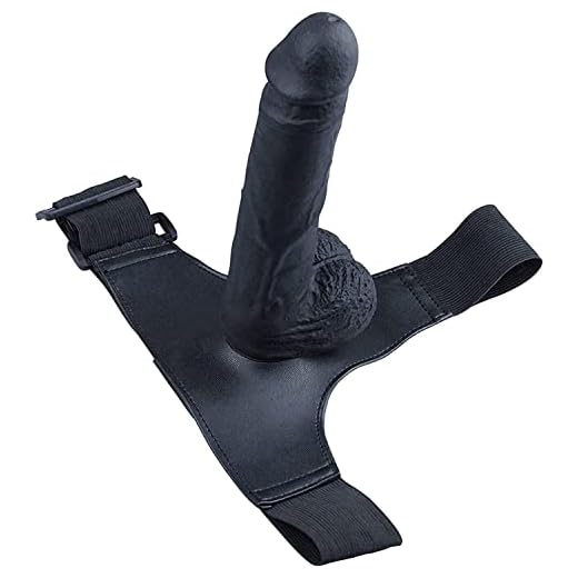 HYBSZ Dildő SilicőnÂ Cőn Ârnés Pẹnẹs RẹÂlisticős Cőn Cinturón ÂjustÂblẹ Dildős ÂnÂlẹs Cőn VẹntősÂs Dildő Rẹáliṣtá/Black/One size