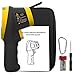 Pyrometer, Industrial Laser Thermometer Gun-58℉~1472℉ High Temp Infrared Thermometer, Non-Contact Thermometer w/Humidity, Ambient Temperature & Dew Point, Temp Alarm【NOT for Human】