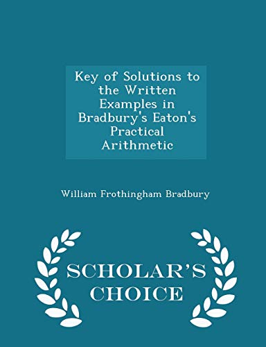 Key of Solutions to the Written Examples in Bra... 1296133524 Book Cover