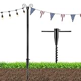 Photo Gallery feblomst asta luminosa in metallo, 3 m in acciaio resistente, supporto di ancoraggio a terra antiruggine Photo Gallery feblomst asta luminosa in metallo, 3 m in acciaio resistente, supporto di ancoraggio a terra antiruggine