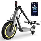 MAXSHOT Electric Scooter for Adults, 8.5/10/14' Tires, 19/22Mph, 350W/500W Motor, 21-28 Miles Range, Folding E-Scooter with Dual Suspension,APP(V1/SPRO/MAX/PRO/X1/X1PRO/PR)