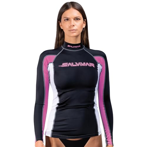 Maillot élastique de protection femme SALVIMAR Oasi rash guard long anti-UV UPF 50 taille S - 2