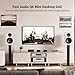 Fosi Audio Q6 Mini Desktop DAC, V3 Stereo Amplifier Home Audio 2 Channel Audio Component