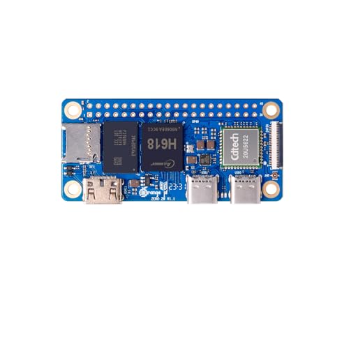 Orange Pi Zero 2W 1GB/1.5GB/2GB/4GB LPDDR4 Allwinner H618 Quad-core Single Board Computer with 16MB SPI Flash Support WiFi and BT5.0 Development Board Run Android 12 TV/Debian/Ubuntu (GB 1.5)