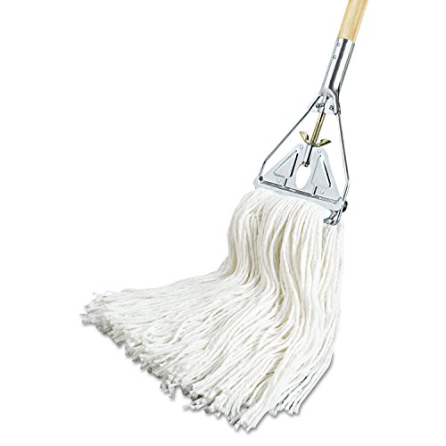 Unisan BWK216RCT Boardwalk 216Rct Premium Cut-End Wet Mop Heads Rayon 16Oz White 12/Carton thumb #2