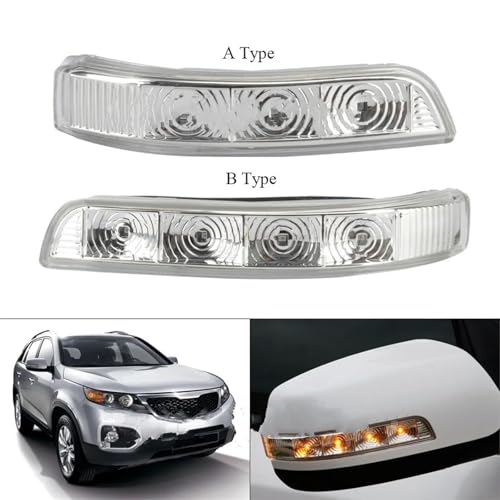 Luz de señal de giro retrovisor KIA Sorento 2009-2014 intermitente espejo lateral 3