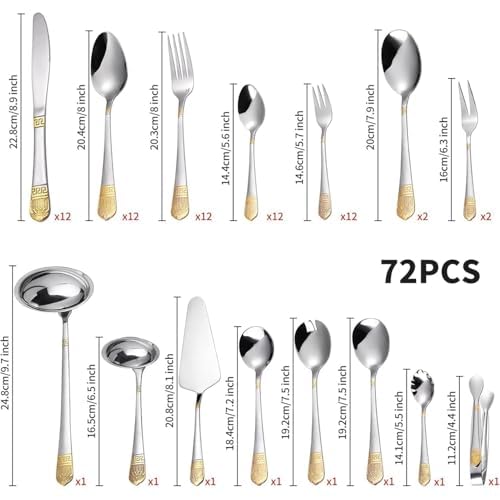 Ensemble de couverts en acier inoxydable poli miroir avec étui en cuir, passe au lave-vaisselle pour la maison, la cuisine, le restaurant