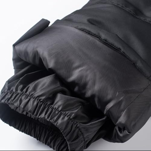 Kids Snow Pants Winter Ski Pants Boys Girls Warm Insulated Snow Bib Pants Snowsuit Overall (Black, 9-10 Years)2