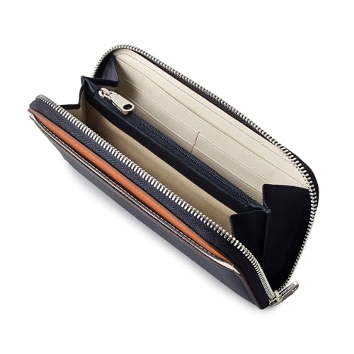 RADLEY London Grainger Way - Colour Block Women's Leather Medium Zip Around Wallet, Ink3