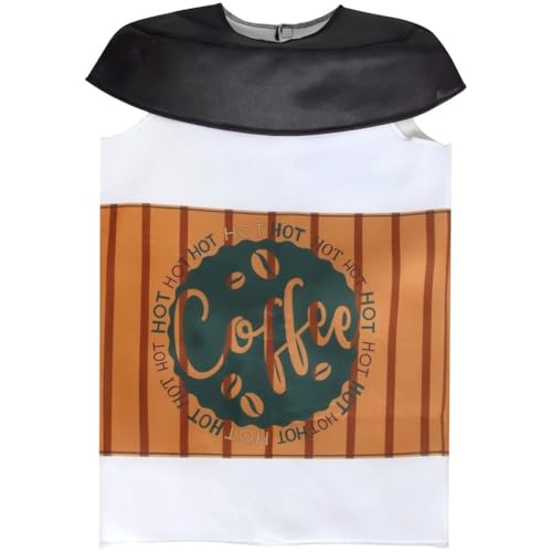 Déguisement de café robuste combinaison latte lavable - 2