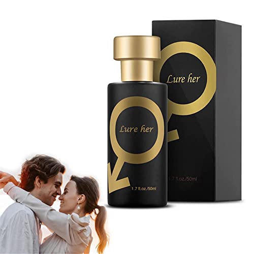 Golden Lure Parfum Phéromones pour homme - Leurre doré - Parfum Phéromones pour femme - Pour attirer les hommes - Parfum romantique à paillettes phéromones - 50 ml (1 pièce, utilisation pour homme) Cover
