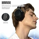 LC30Pro Hybrid Active Noise Cancelling Headphones Over Ear, 100H Playtime Wireless Bluetooth Headphones with Mic, HiFi Audio, 3 EQ Modes, Low Latency, Foldable for Gaming/Travel/Office - Image 2