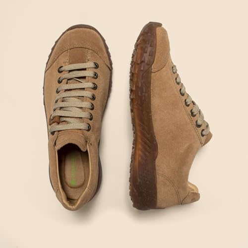 El Naturalista Unisex. 2562212F5005_024 Sapatilhas De Couro N5622 Gorbea Castanho (44), Marrom, Plano, CordãO, Casual - 4