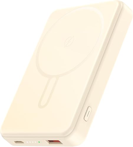 Miniatura 11 de Paquete de batería magnético para Magsafe de 12000 mAh, banco de energía magnético portátil, cargador rápido de 20W, USB C, cargador inalámbrico