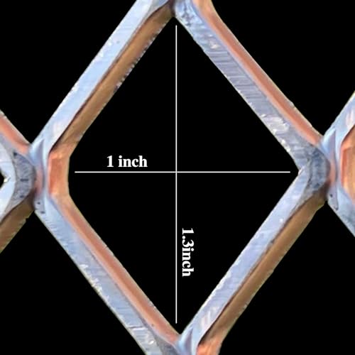 Fengyoo FENGYOO-LGBW 40 Inchx20 Inch 12 Gauge Rhombus Hole 1X1.3 Inch Aluminum Expanded Metal |Expanded Aluminum Sheet thumb #4