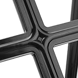 CFTGIW Plastic Magnetic Lock Pet Screen Door Dog Cat Safe Security Flap Door Gate for Pet SuppliesBlack A Type Go Fits All Window for Install Easy to to Used Into Screen DoorPet (Type A)