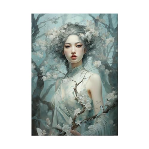 Peinture d'art de figures moderne FJASKER toile non tissée 70x100cm