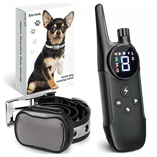 Extra Small Size Dog Training Collar with Remote - Perfect for Small Dogs 5-15lbs and Puppies - Waterproof & 1000 Ft Range