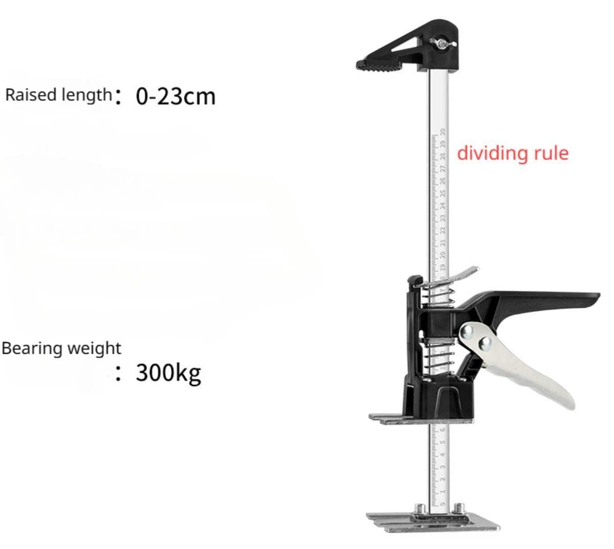 Eidoct 2 confezioni di martinetti da braccio per risparmiare lavoro, jack multifunzione da 35.5 cm, portante 299.4 kg, facile da usare, ottimo regalo per padre marito e uomo