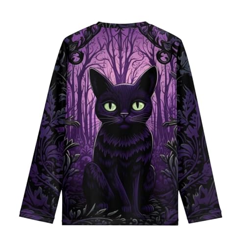 Long Sleeve Shirt for Girls Boys Kids Casual Tee Tops Size 3-162