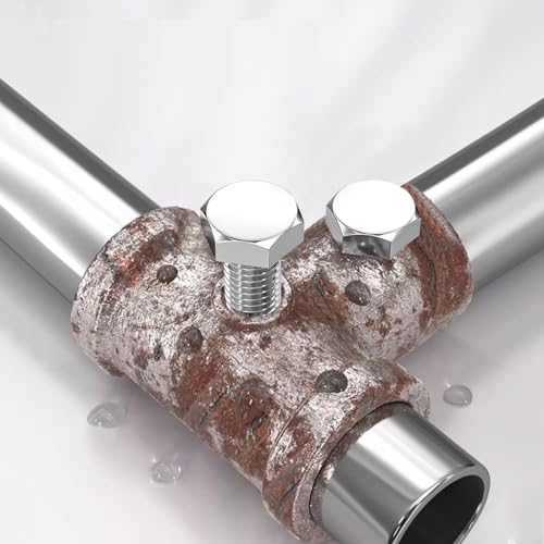 Image of 1 /2 inch-13 x 2 Hex Head Screw Bolt, 20Pcs Stainless Steel 304 (18-8), Fully Threaded Bolts, Plain Finish