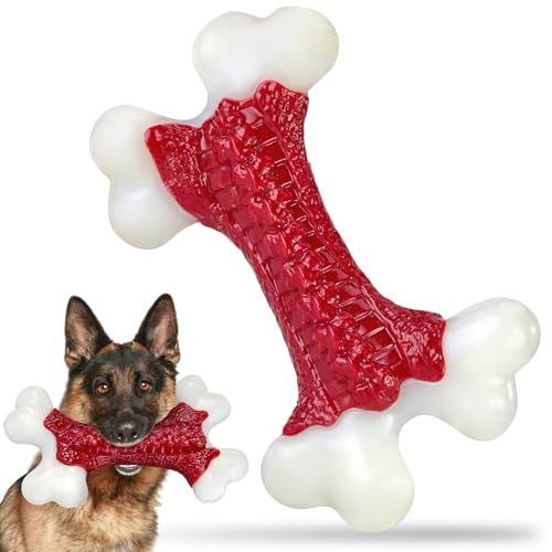 Hundespielzeug Große Hunde: Spielzeug Hund Für Aggressive Kauer, Hundespielzeug Unzerstörbar Aus Nylon, Kauspielzeug Hund Mit Leckerem Rindfleisch - Geschmack, Hundespielzeug Unkaputtbar Für Training