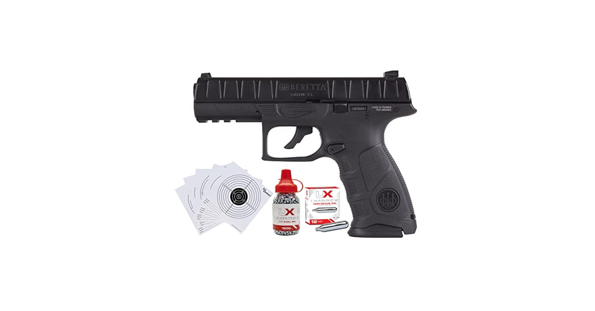 Amazon.com : Beretta APX Blowback Air Pistol Combo Bundle