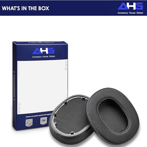 AHG Accessory House Global wh-1000xm6 Cooling Gel Reemplazo Almohadillas para Auriculares Compatible con Sony WH-1000XM6, Almohadillas Extra Gruesas, Malla Transpirable, Gel Frío, Fácil Instalación miniatura 7