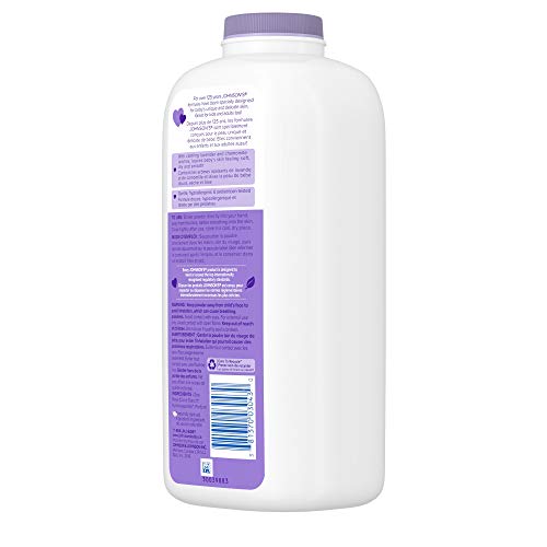 Johnson's Baby Powder, Pure Cornstarch, Lavender & Chamomile, 22 Ounce (Pack Of 3) #TOP3