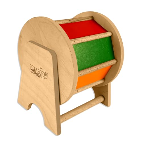 Image of Rainbow Spinning Wheel for Crawling | Educational Montessori Toy for Babies | Develops Gross Motor Skills & Color Recognition | Encourages Self-Awareness | for 3 to 12 Months Babies