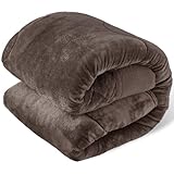 アイリスプラザ 掛け布団 シープボア 毛布 3層構造でふんわりあったか 洗濯機で丸洗いOK ふわふわ毛布と布団がひとつになった贅沢な寝心地 なめらかフランネル モコモコシープ調ボア ダブル モカブラウン
