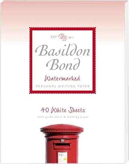 Basildon Bond No 3 White Paper Writing Set Includes Writing Pad & Envelopes