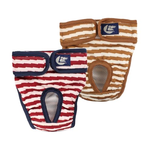 SUPVOX 2pcs Physiological Pants for Protection Dogs Male Dog Diapers Dog Nappies Always Dog Pants Doggy Physiology Period Underwear Maternity Dog Diapers Male Discreet Puppy Cotton
