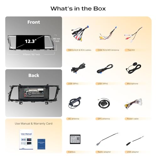 Firstnav 12.3-inch Car Stereo for Toyota Highlander 2014-2019 Upgrade - image 7